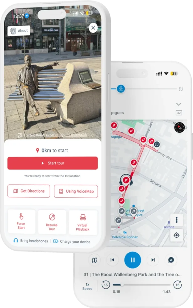 VoiceMap mobile app on iPhone