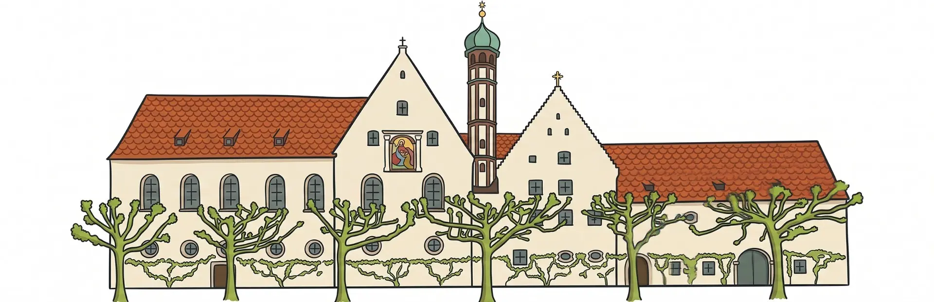 The Kloster der Franziskanerinnen von Maria Stern