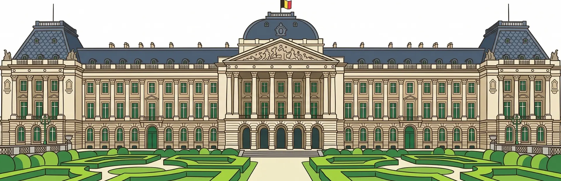 The Royal Palace of Brussels