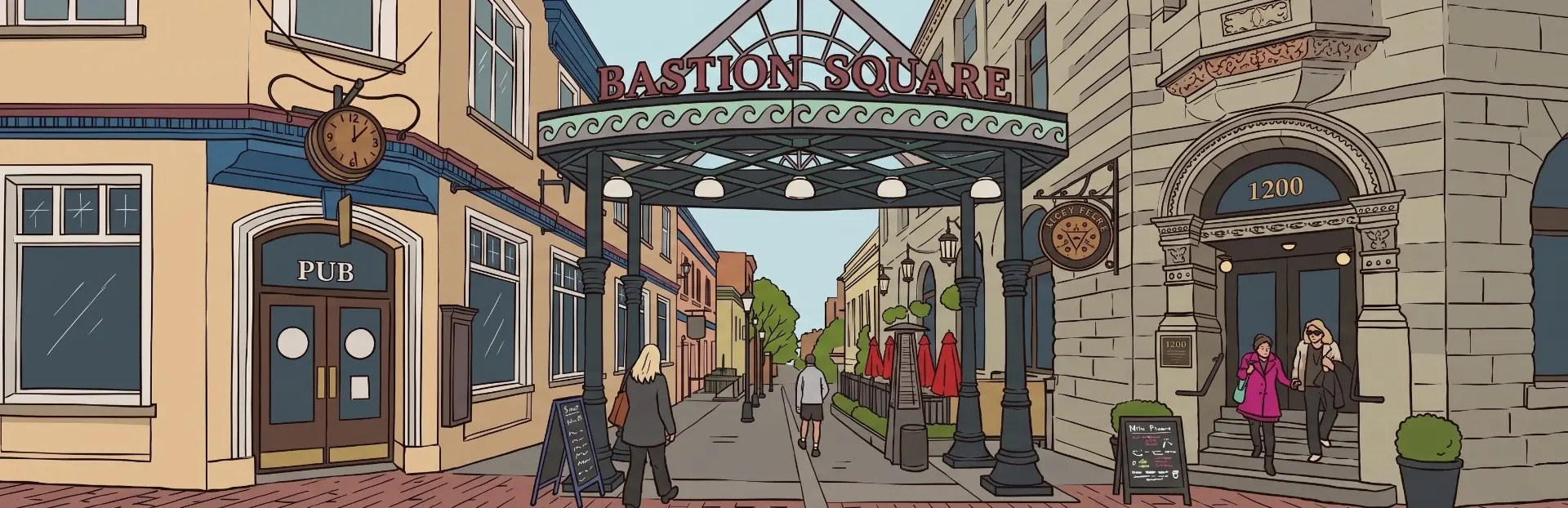 Bastion Square, Victoria BC