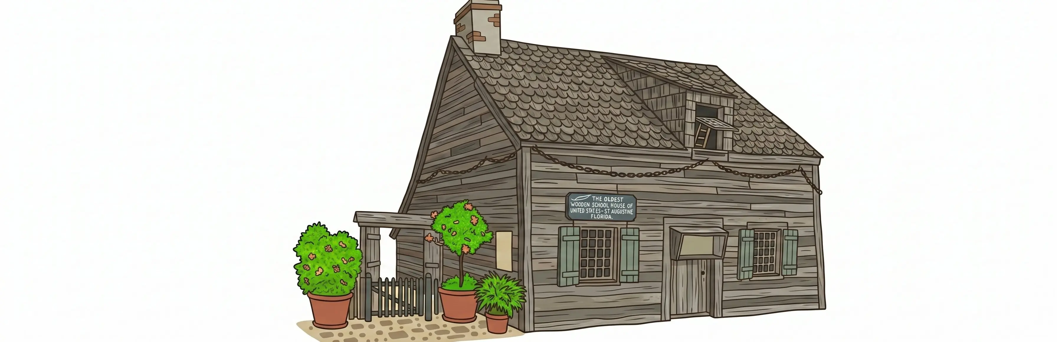 The Oldest Wooden Schoolhouse
