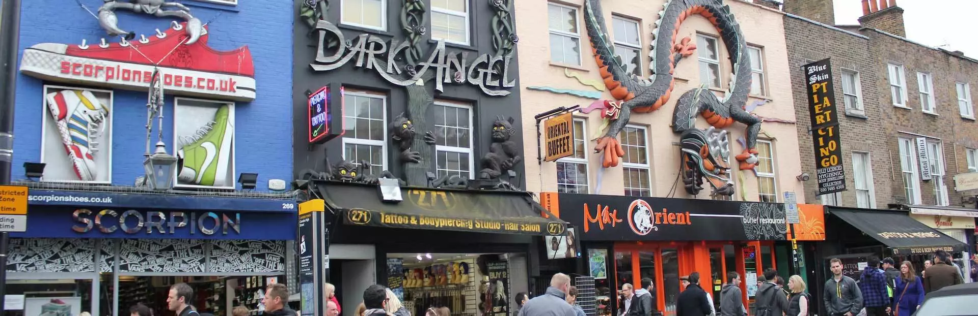 London audio tour: Camden Town: People Watching and Pigging Out
