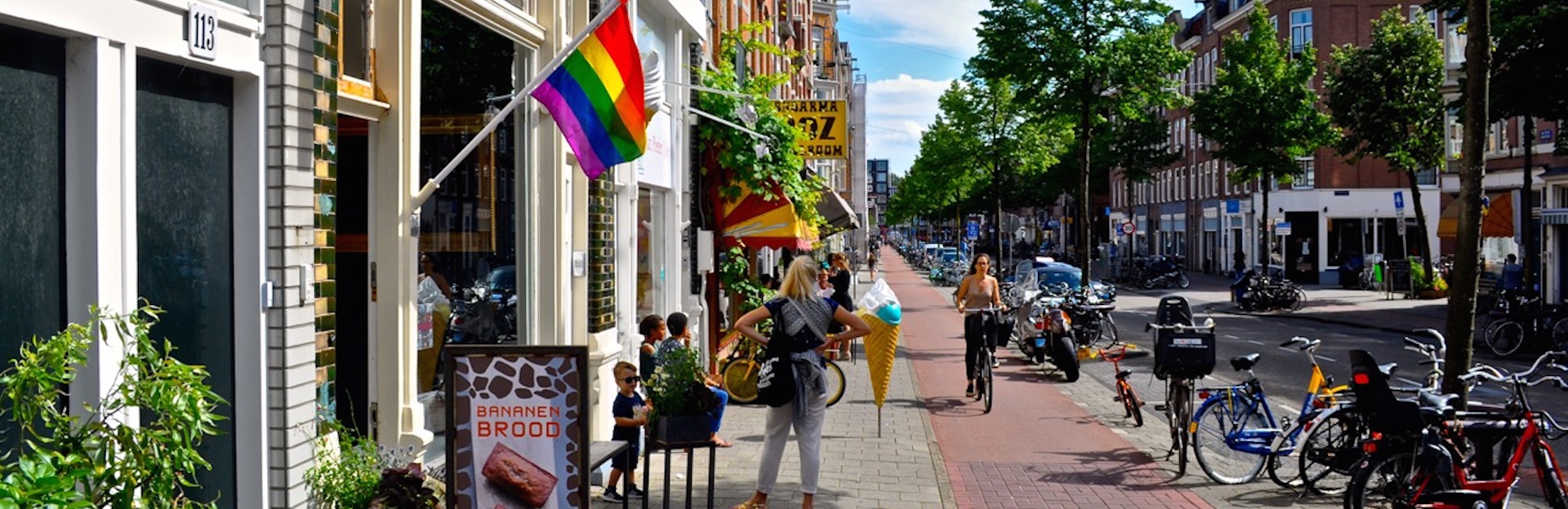 Image of Vondelpark y el barrio de Old West