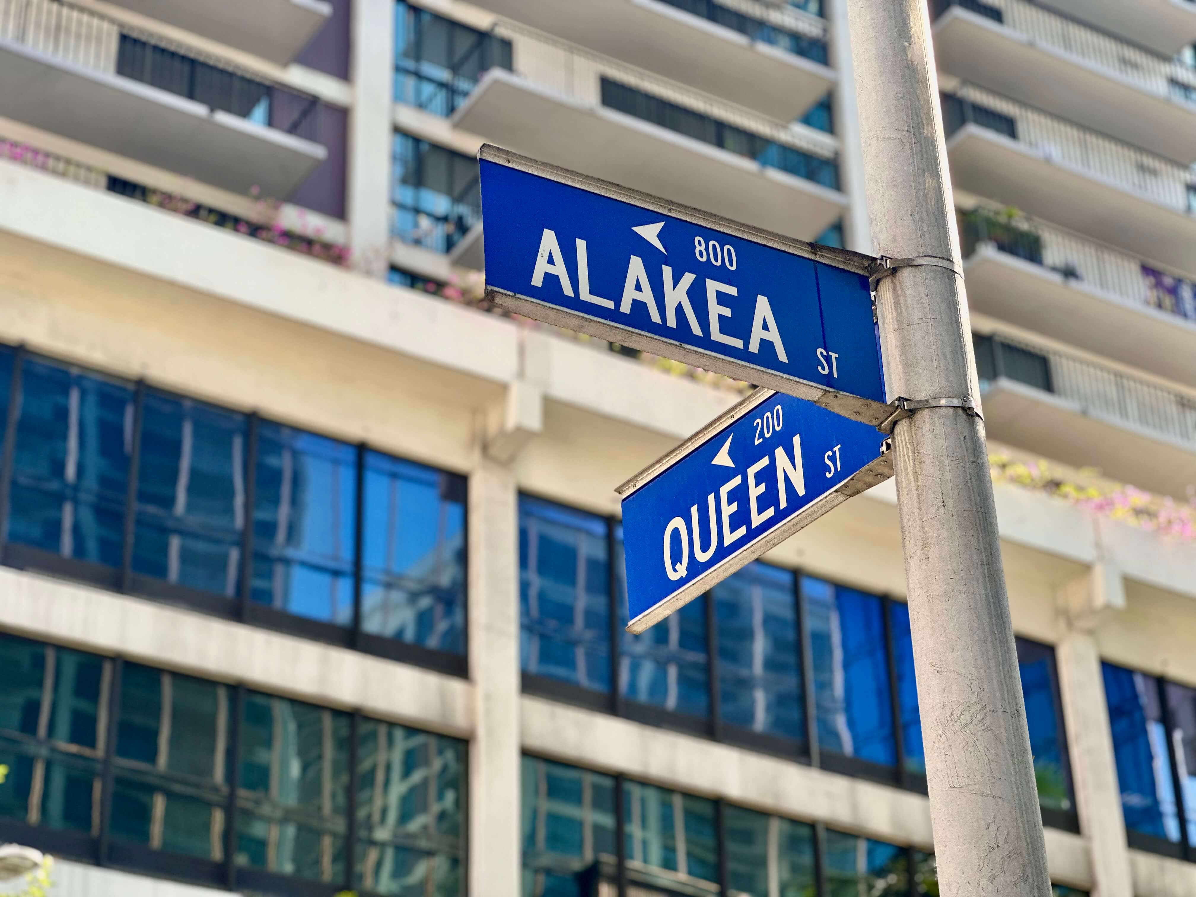 Cross Alakea on Bishop Street toward Honolulu Post Office » Honolulu ...