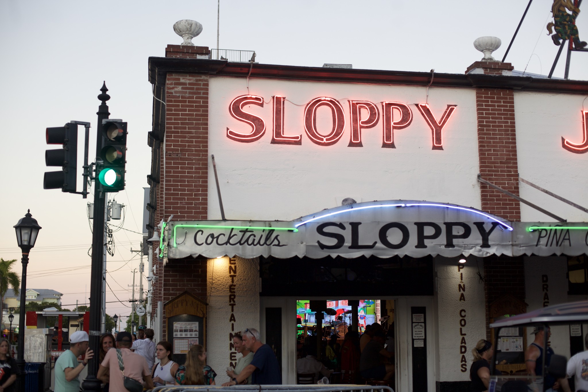 Turn right at Sloppy Joes and walk down Duval st » Key West
