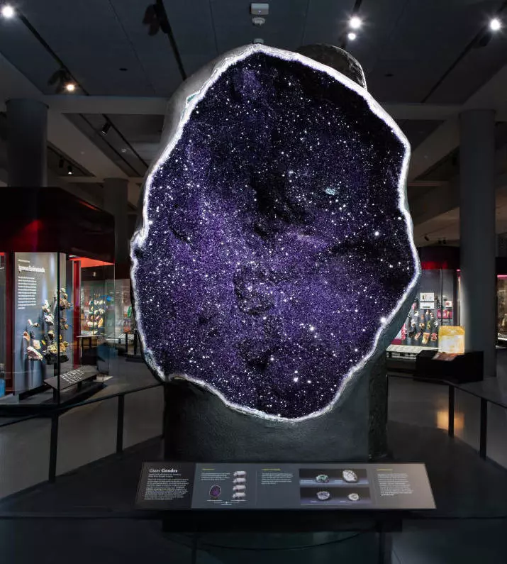 Mineral Gemstones Nyc Real Amethyst Geode Crystal Cluster Stone