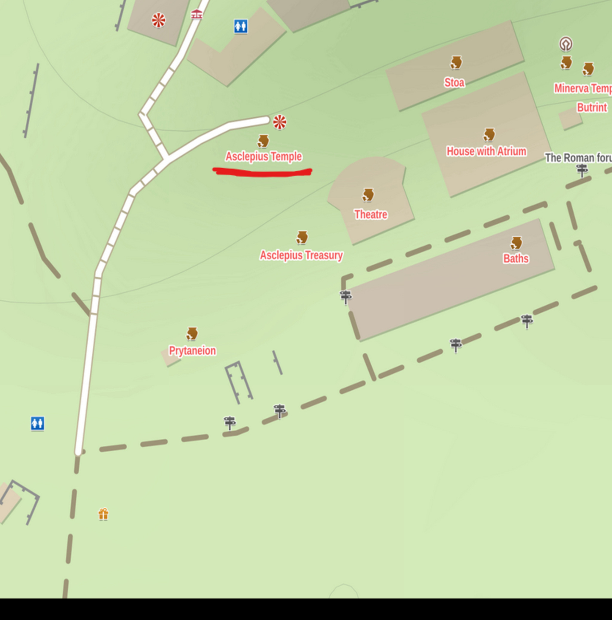 Asclepius Temple » Butrint National Park self-guided audio tour app ...