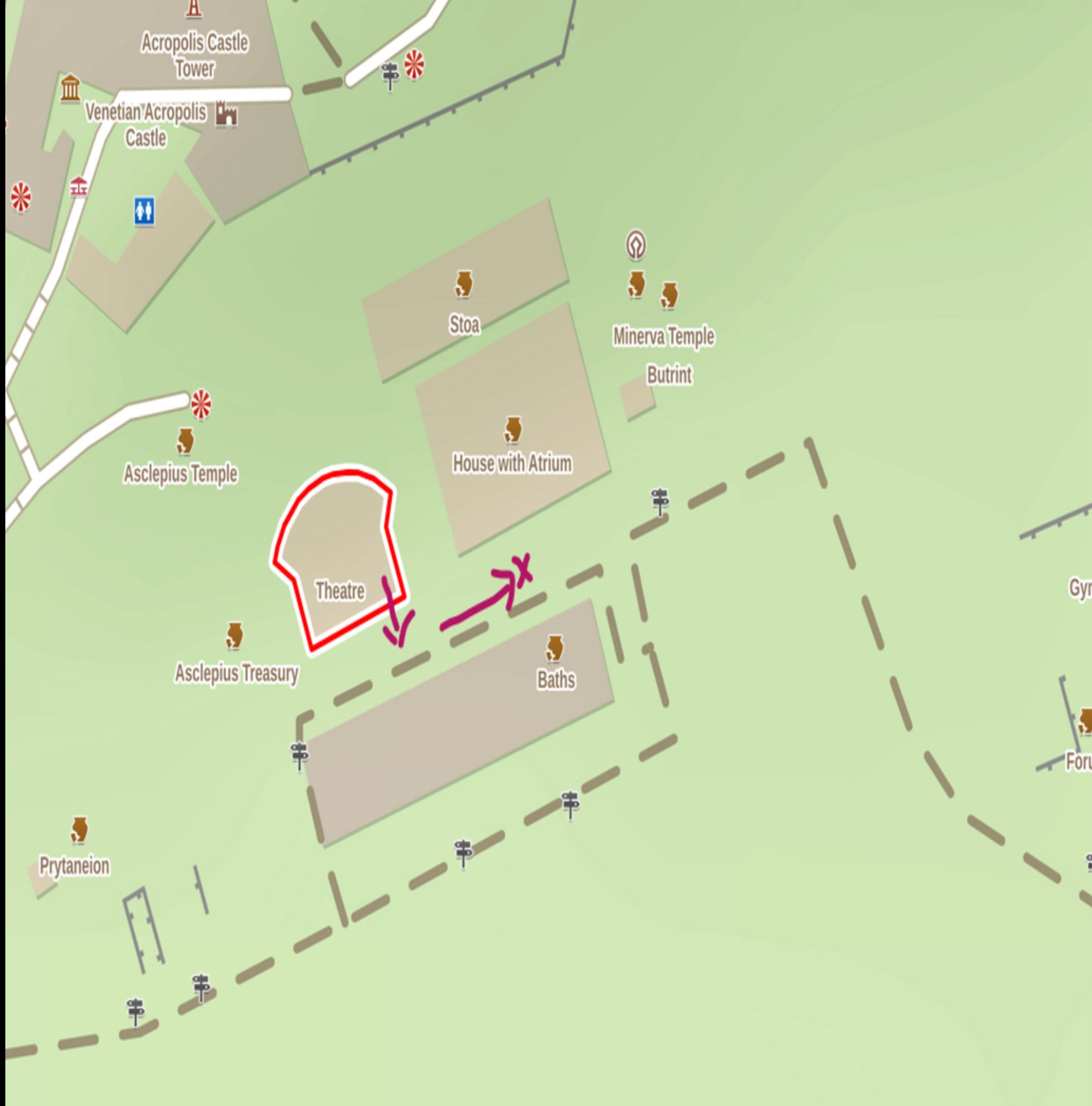 Forum and the Atrium » Butrint National Park self-guided audio tour app ...