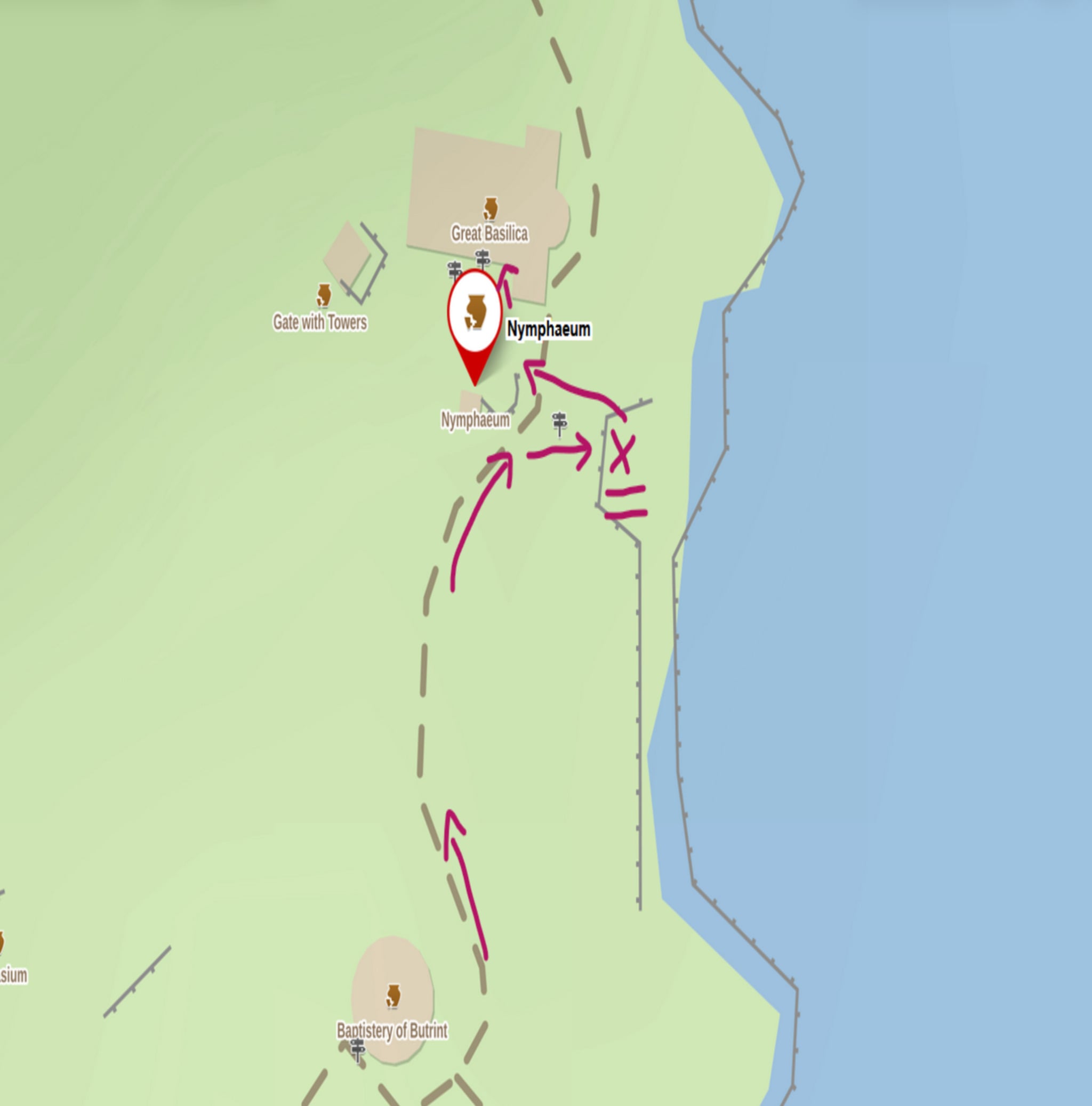 Harbor Gate » Butrint National Park self-guided audio tour app » VoiceMap